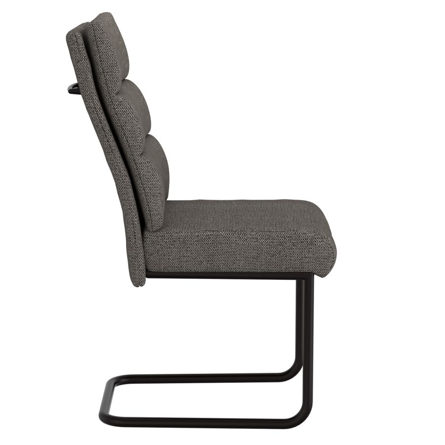 Brodi Dining Chair, set of 2, in Charcoal and Black - Image 6