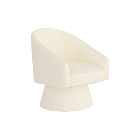 Tilsy Accent Chair in Ivory Boucle