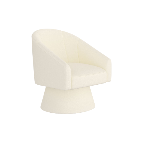 Tilsy Accent Chair in Ivory Boucle