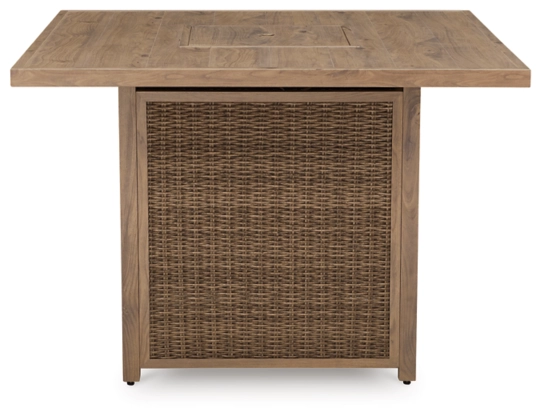 Walton Bridge Outdoor Bar Table with Fire Pit - Image 5