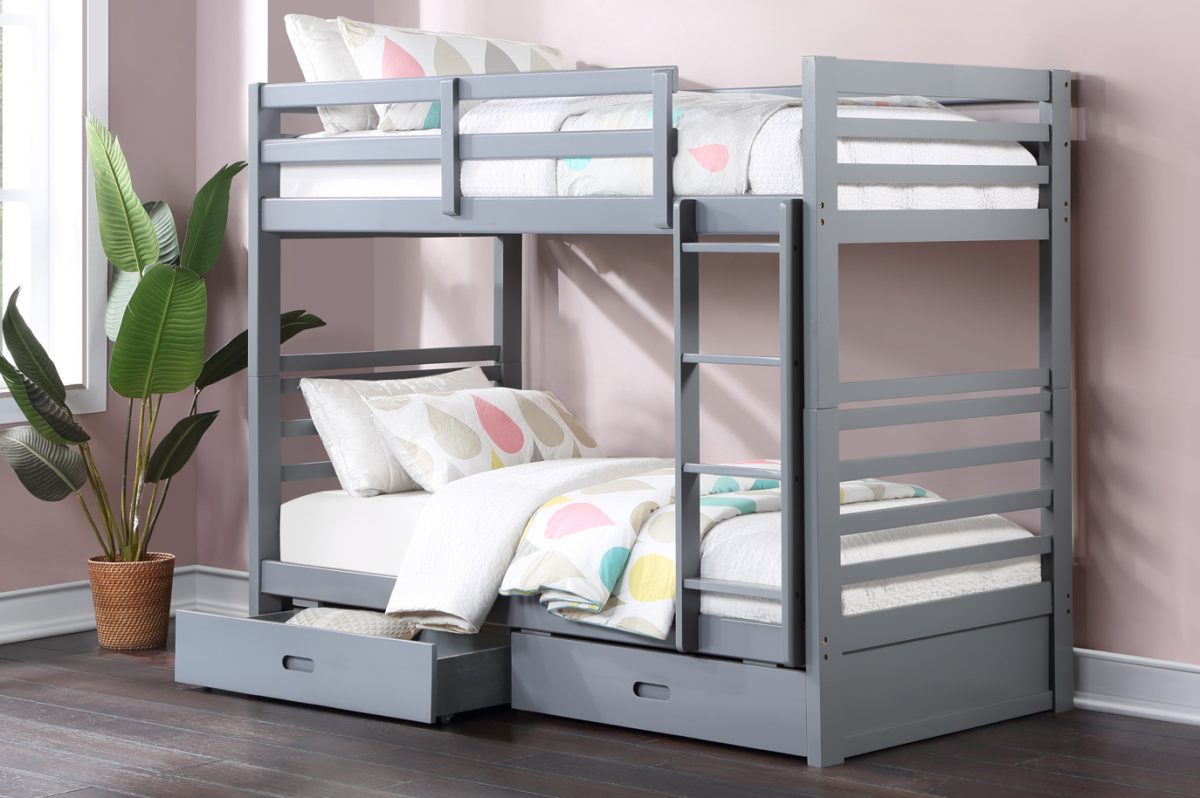 Bunk bed Grey T2710