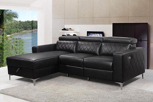 Sectional Sofa Bed (PU-Power) IF-9020 LHF