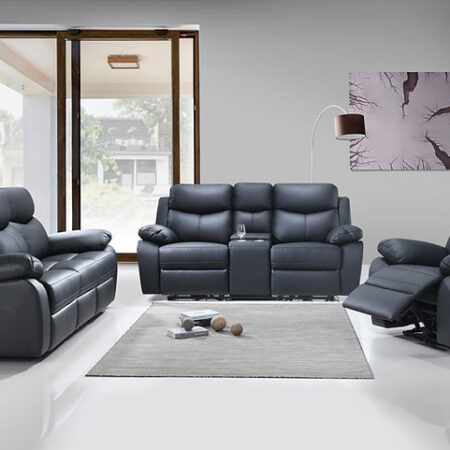 3pc Power Recliner Set (Leather Match-Power) IF-8120
