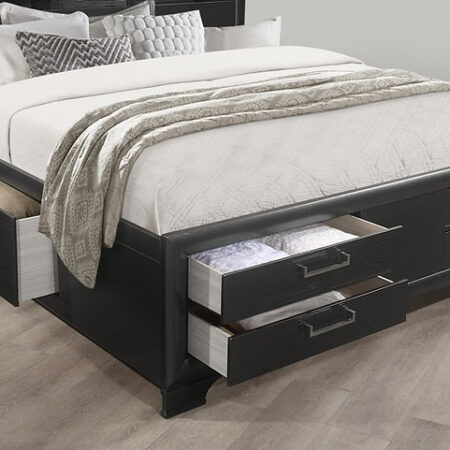 Alternative view of Ava Jordyn Grey Bedroom Set