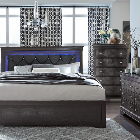 Pompei Grey Bedroom Set
