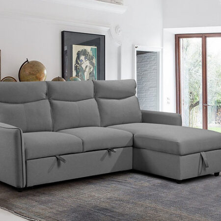 Sectional Sofa Bed (Reversible Chaise) IF-9027