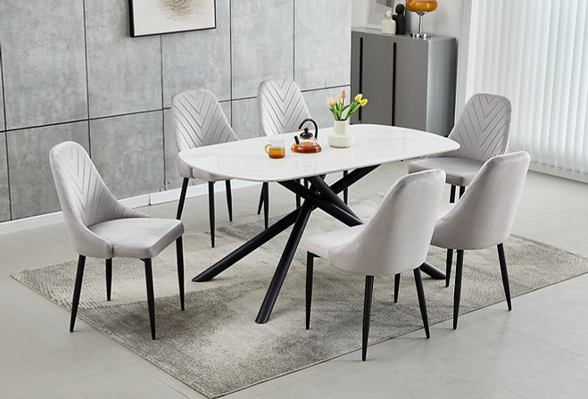 T-1530 C-1531 7pc Dining Set