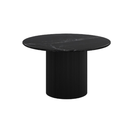 Jilsa Round Black Dining Table