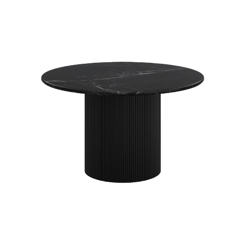 Jilsa Round Black Dining Table