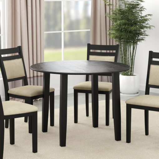 Alternative view of Conrad Black Round Dining Table