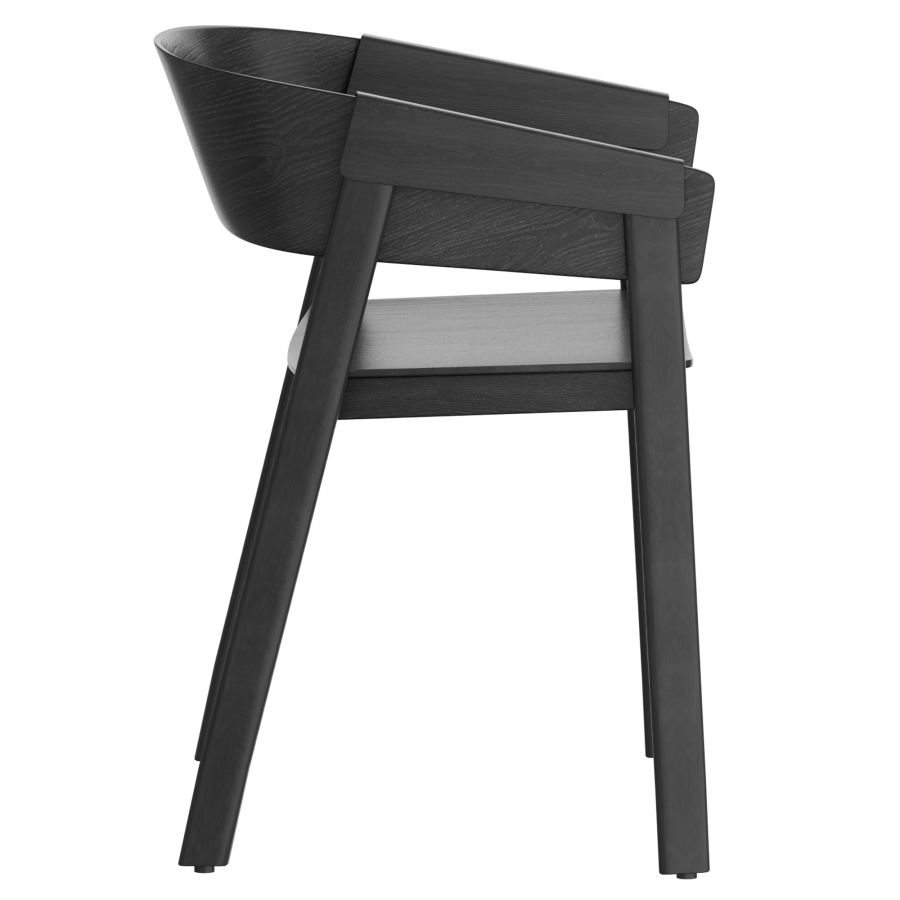 Mateo Contract Grade Black Chair, Set of 2 - Image 4