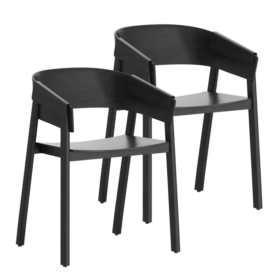 Mateo Contract Grade Black Chair, Set of 2 - Image 7