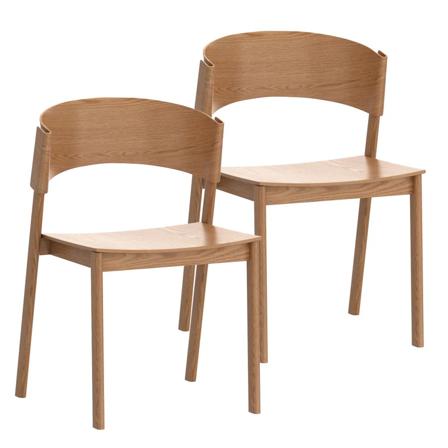Elias-Contract Grade Chair, Set of 2 in Natural - Image 3
