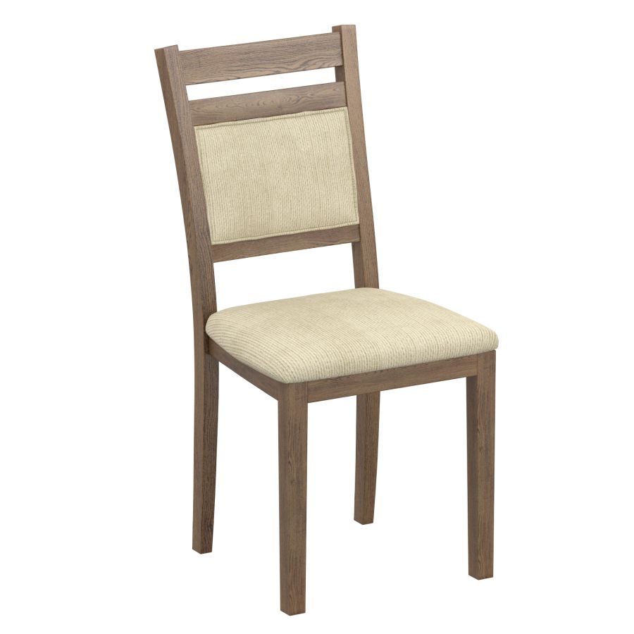 Conrad Walnut & Beige Dining Chair, Set of 2 - Image 8