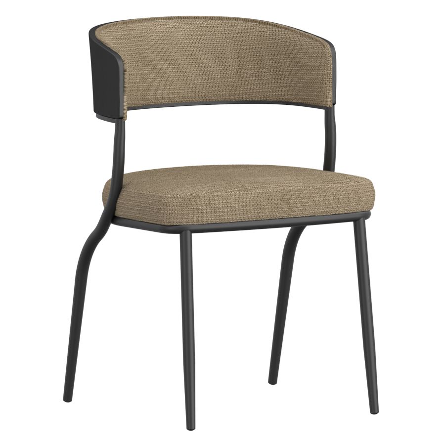Kazan Dark Beige Dining Chair Set of 2 - Image 8