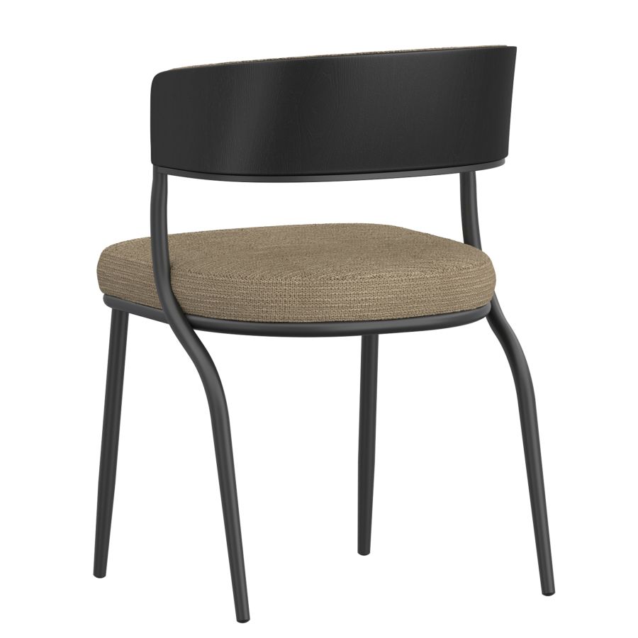 Kazan Dark Beige Dining Chair Set of 2 - Image 7