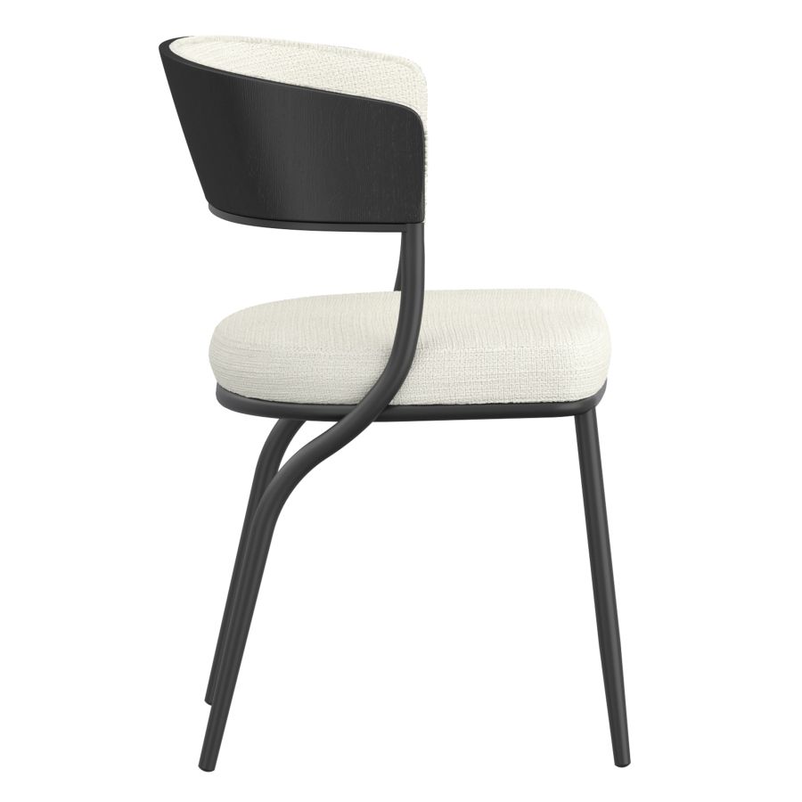 Kazan Dining Chair, Set of 2 in Ivory - Image 6