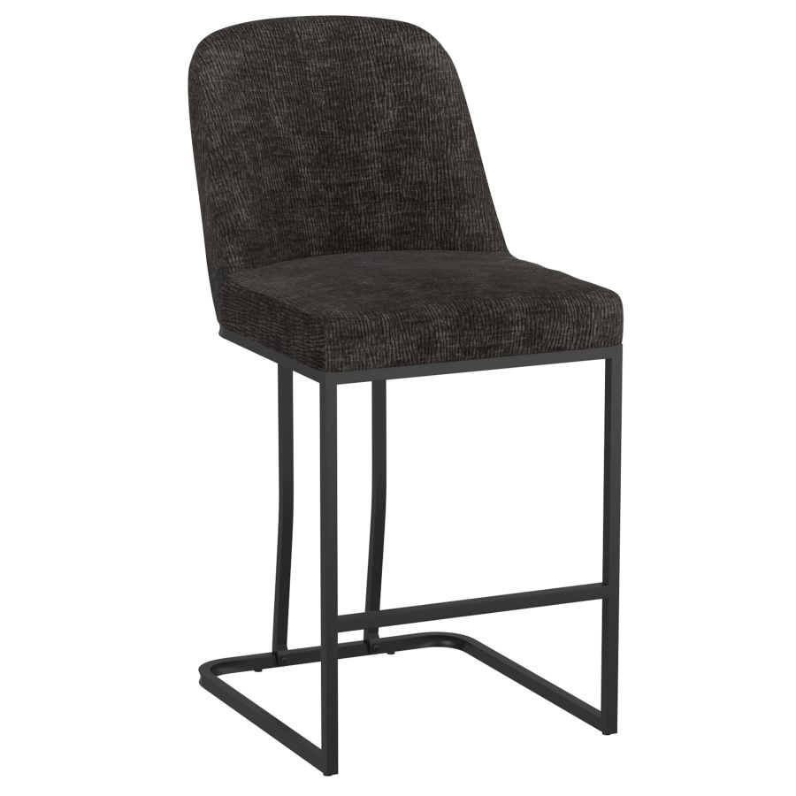 Dario Charcoal Counter Stool 26" Set of 2 - Image 8