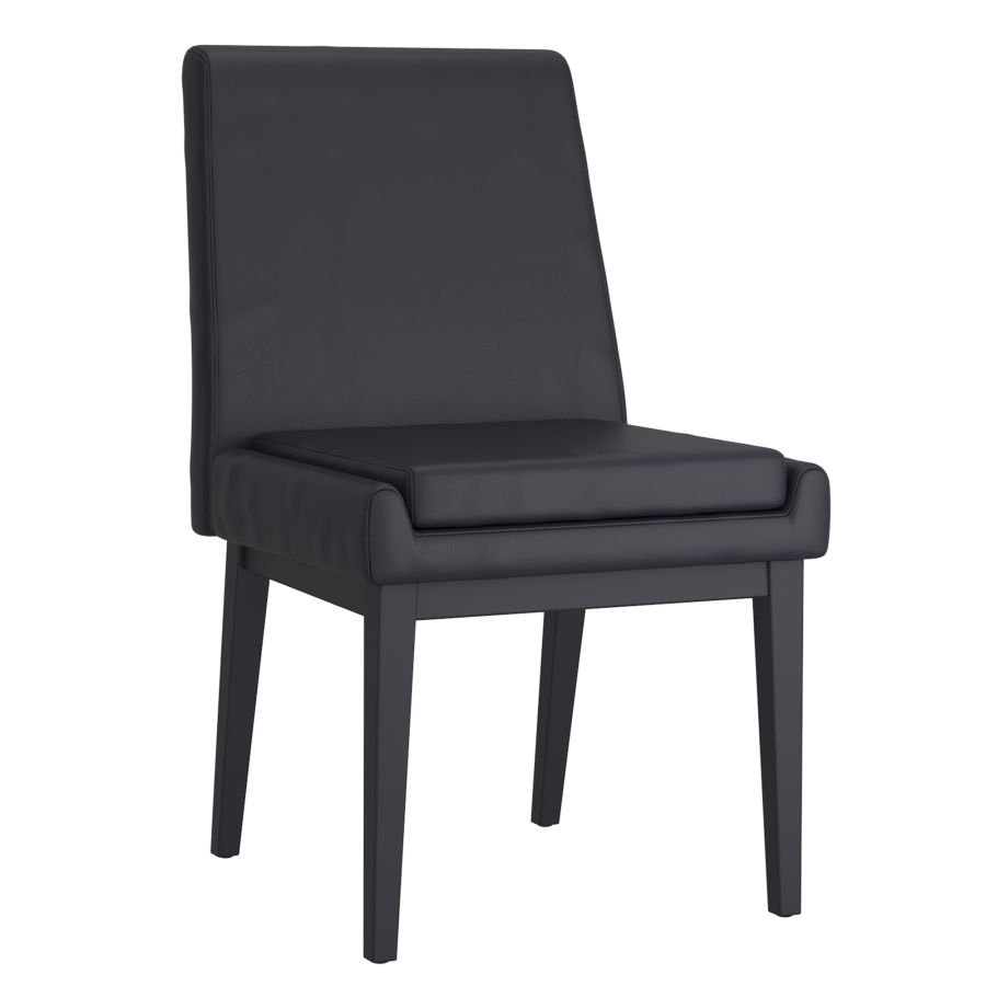 Forna-Cortez 7pc Dining Set in Natural Table-Black Chair - Image 7