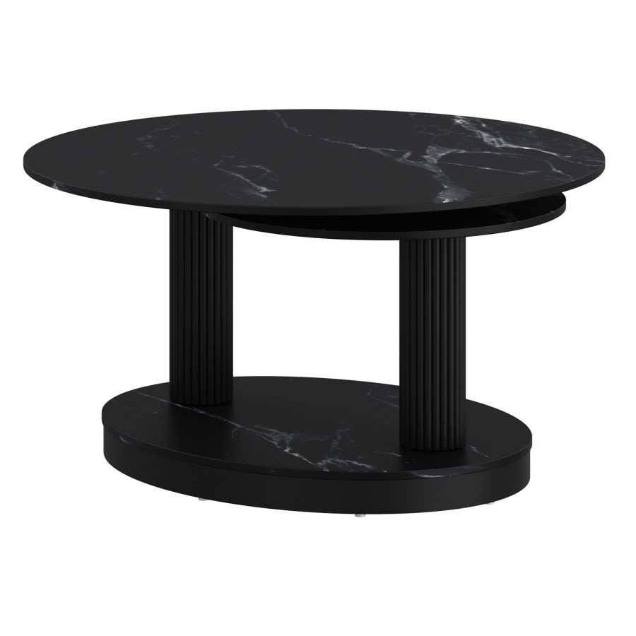 Black Elara Coffee Table 301-198BK - Image 8
