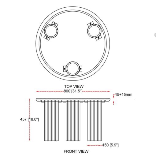 Alternative view of Jilsa Black Coffee Table 301-551BLK