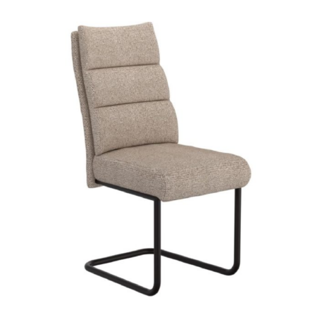 Brodi Dining Chair, set of 2, in Beige and Black