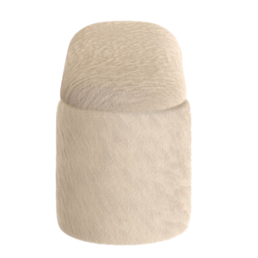 Selene Storage Ottoman in Dark Beige - Image 4