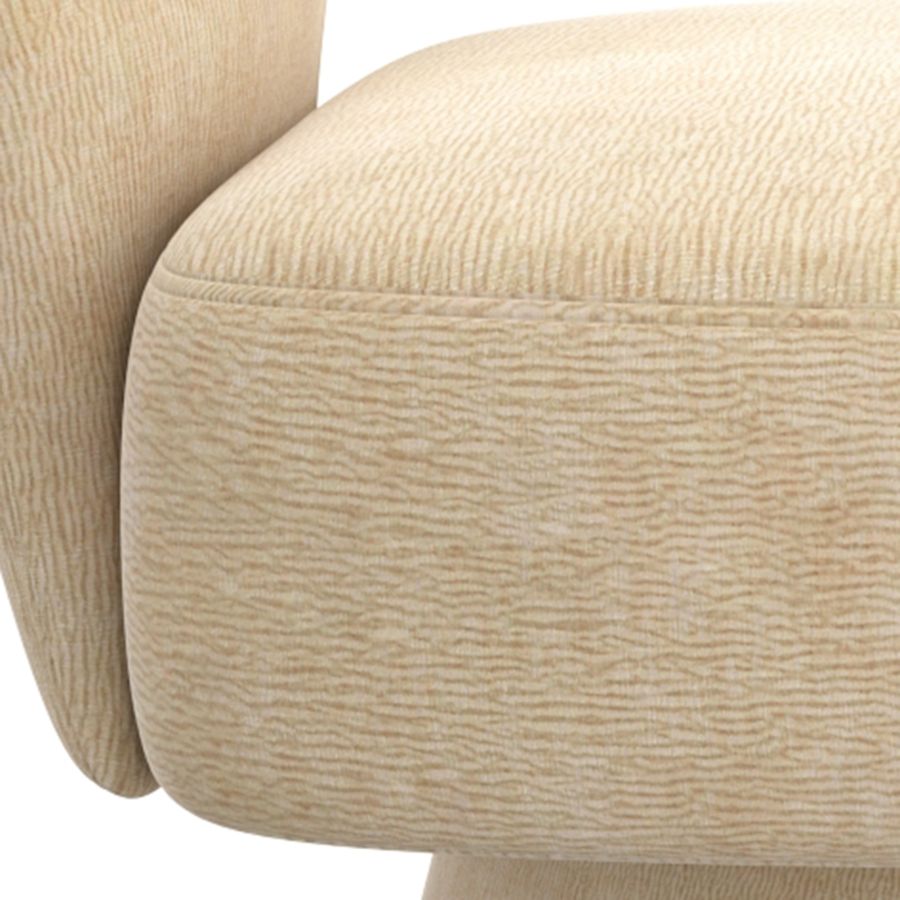 Santo Accent Chair in Beige - Image 6