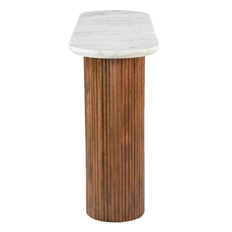 Jilsa Console White & Walnut Table - Image 6