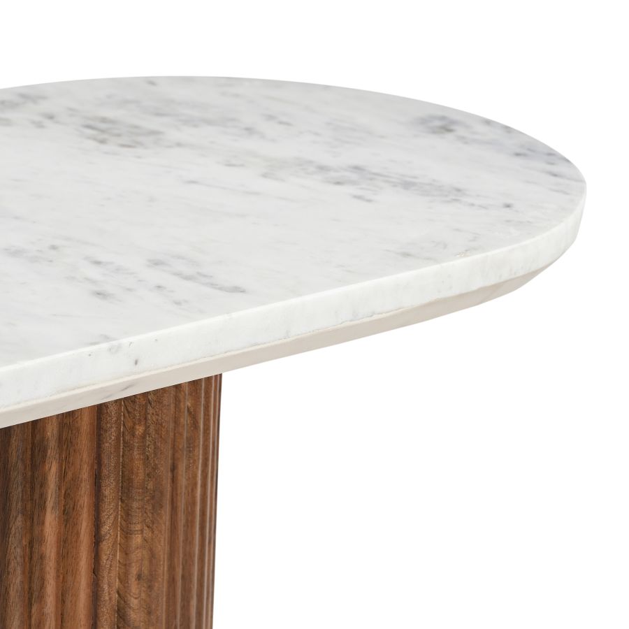 Jilsa Console White & Walnut Table - Image 5