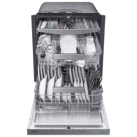 Alternative view of Samsung 24" 39dB Built-In Dishwasher with Stainless Steel Tub Stainless Steel