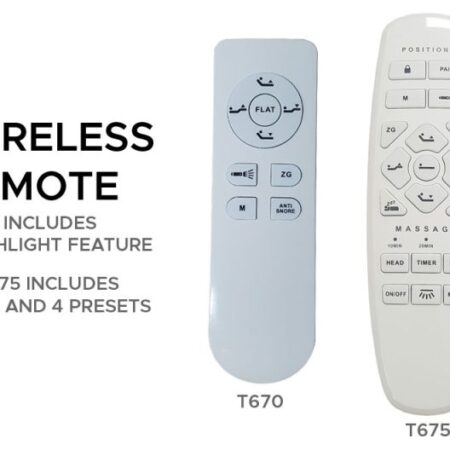 Alternative view of T670 Adjustable Base