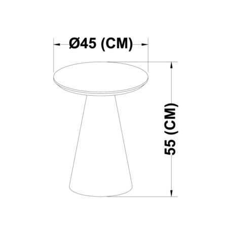 ACCENT TABLE - ESPRESSO