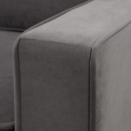 Sofa Bed with Storage Chaise – Beige
