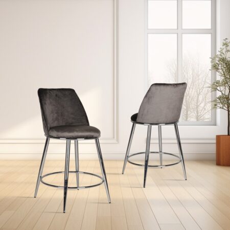 Counter Stool - Grey ( set of 2 )