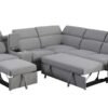 RHF Sectional Sofa Bed - Grey