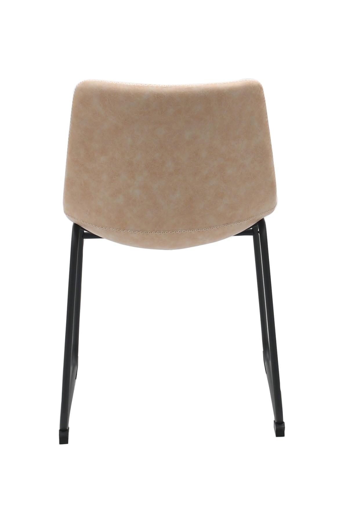 DINING CHAIR SET OF 2 VINTAGE BEIGE - Image 3