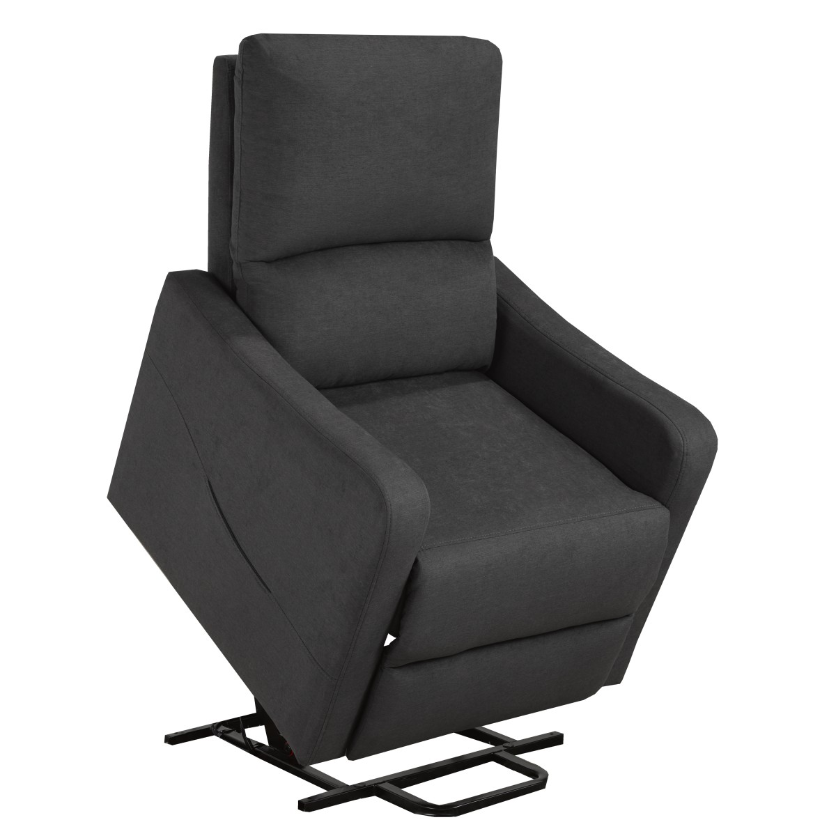 RECLINER LIFT CHAIR, DARK GREY - Image 4