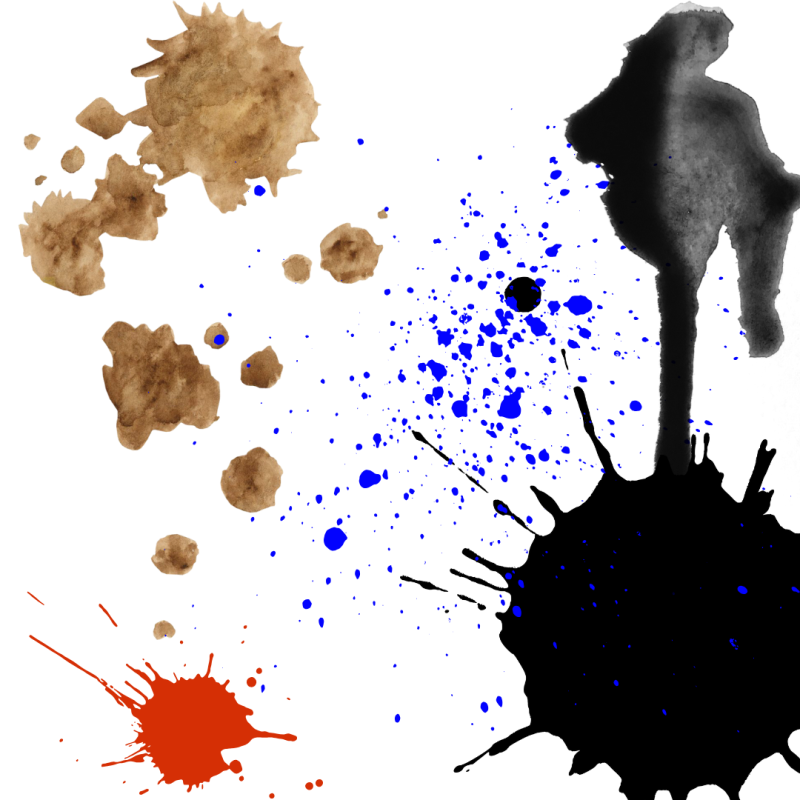 ink oil stains