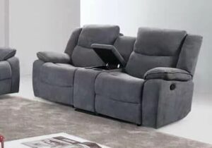 Alternative view of MONOCO - gry manual Recliner Sofa