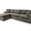 SECTIONAL - BROWN