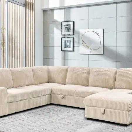 6530 SECTIONAL SET – BEIGE