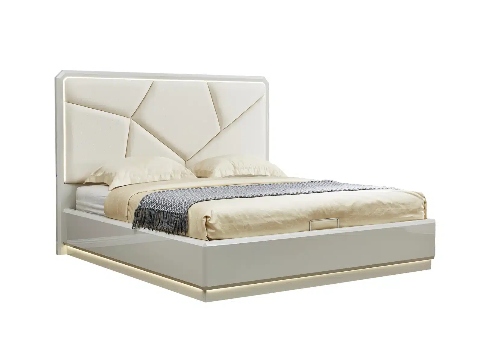 6PC QUEEN BEDROOM SET (BEIGE) - Image 3