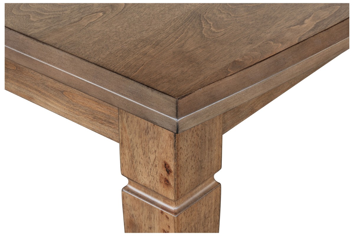 7-PIECE DINING SET - WALNUT - Image 6