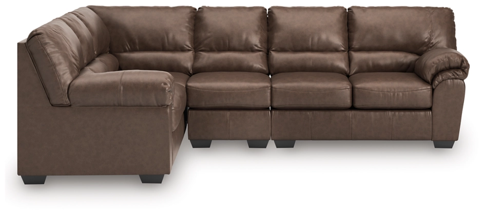 WillowBend 3 Piece Sectional Umber - Image 4