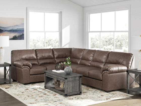 WillowBend 3 Piece Sectional Umber - Image 2