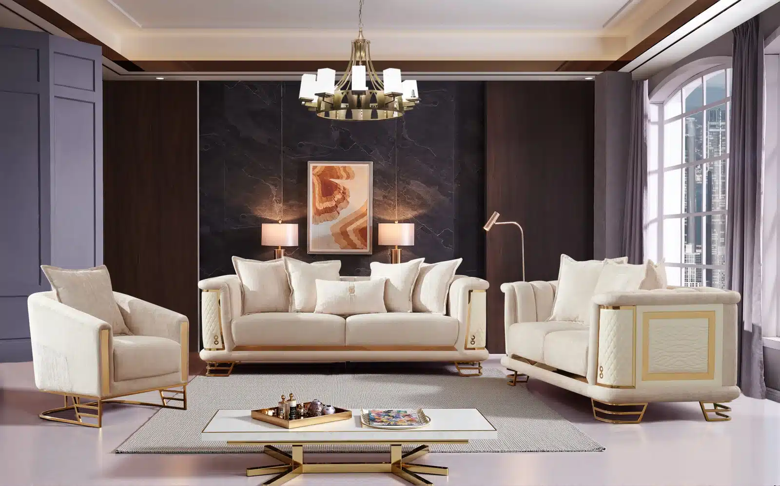 STATIONARY SOFA SET