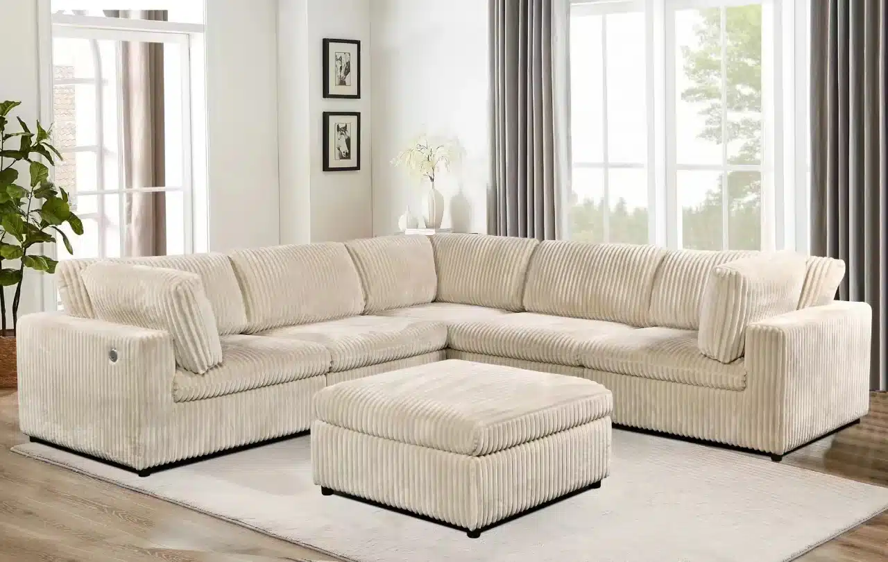 SECTIONAL SOFA- BEIGE