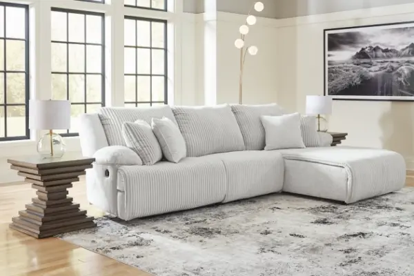 Alternative view of Top Tier 3-Piece Sectional Sofa Chaise Alloy