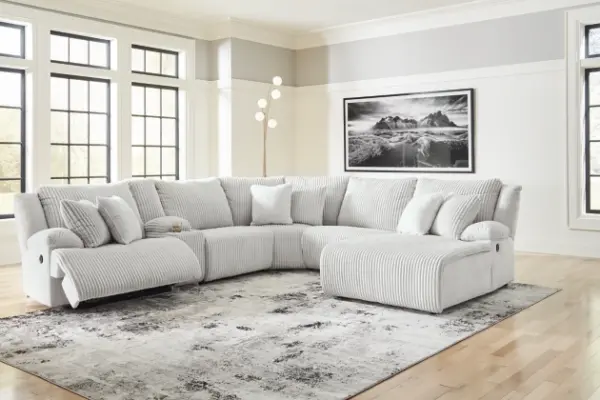 Alternative view of Top Tier Reclining Sectional with Chaise